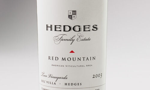 Hedges Family Estate label
